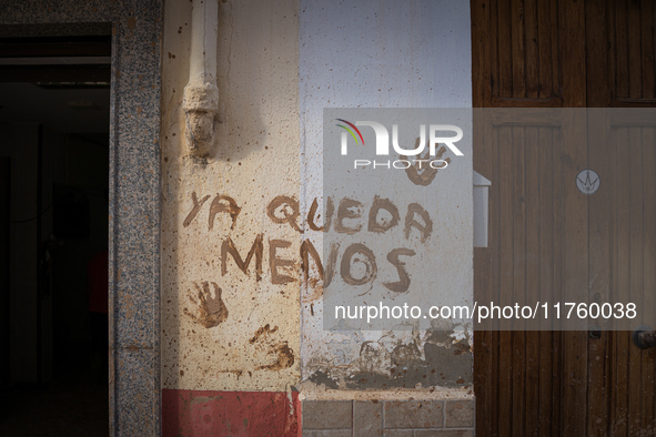 Consequences of flooding caused by the DANA occur in cities near Valencia, Spain, on November 7, 2024. 