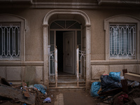 Consequences of flooding caused by the DANA occur in cities near Valencia, Spain, on November 7, 2024. (