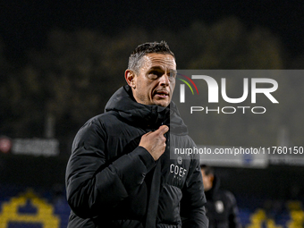 NEC trainer Rogier Meijer participates in the match between RKC and NEC at the Mandemakers Stadium in Waalwijk, Netherlands, on November 9,...