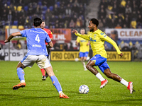 RKC forward Denilho Cleonise plays during the match between RKC and NEC at the Mandemakers Stadium in Waalwijk, Netherlands, on November 9,...