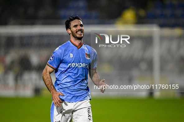 NEC defender Ivan Marquez plays during the match between RKC and NEC at the Mandemakers Stadium in Waalwijk, Netherlands, on November 9, 202...