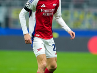 Kai Havertz of Arsenal during the UEFA Champions League 2024/25 League Phase MD4 match between FC Internazionale and Arsenal at Stadio San S...