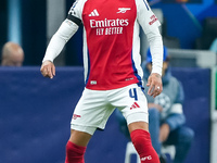 Ben White of Arsenal during the UEFA Champions League 2024/25 League Phase MD4 match between FC Internazionale and Arsenal at Stadio San Sir...