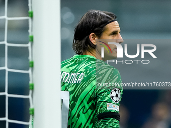 Yann Sommer of FC Internazionale looks on during the UEFA Champions League 2024/25 League Phase MD4 match between FC Internazionale and Arse...