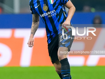 Hakan Calhanoglu of FC Internazionale during the UEFA Champions League 2024/25 League Phase MD4 match between FC Internazionale and Arsenal...