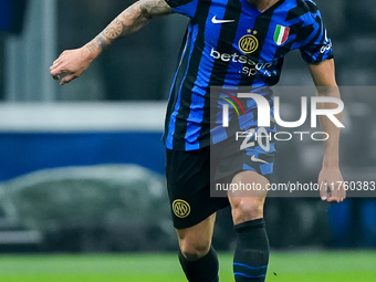 Hakan Calhanoglu of FC Internazionale during the UEFA Champions League 2024/25 League Phase MD4 match between FC Internazionale and Arsenal...