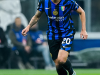 Hakan Calhanoglu of FC Internazionale during the UEFA Champions League 2024/25 League Phase MD4 match between FC Internazionale and Arsenal...