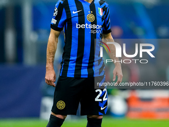 Henrikh Mkhitaryan of FC Internazionale looks on during the UEFA Champions League 2024/25 League Phase MD4 match between FC Internazionale a...