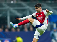 Kai Havertz of Arsenal during the UEFA Champions League 2024/25 League Phase MD4 match between FC Internazionale and Arsenal at Stadio San S...