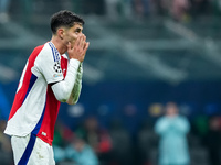 Kai Havertz of Arsenal looks dejected during the UEFA Champions League 2024/25 League Phase MD4 match between FC Internazionale and Arsenal...