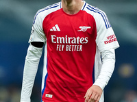 Kai Havertz of Arsenal looks on during the UEFA Champions League 2024/25 League Phase MD4 match between FC Internazionale and Arsenal at Sta...