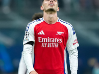 Kai Havertz of Arsenal looks dejected during the UEFA Champions League 2024/25 League Phase MD4 match between FC Internazionale and Arsenal...