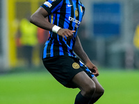 Marcus Thuram of FC Internazionale during the UEFA Champions League 2024/25 League Phase MD4 match between FC Internazionale and Arsenal at...