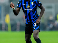 Marcus Thuram of FC Internazionale during the UEFA Champions League 2024/25 League Phase MD4 match between FC Internazionale and Arsenal at...