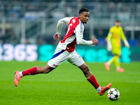 Gabriel of Arsenal during the UEFA Champions League 2024/25 League Phase MD4 match between FC Internazionale and Arsenal at Stadio San Siro...