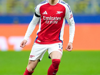 Oleksandr Zinchenko of Arsenal during the UEFA Champions League 2024/25 League Phase MD4 match between FC Internazionale and Arsenal at Stad...