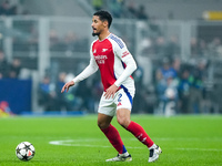 William Saliba of Arsenal during the UEFA Champions League 2024/25 League Phase MD4 match between FC Internazionale and Arsenal at Stadio Sa...