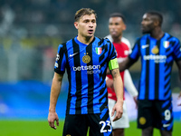 Nicolo' Barella of FC Internazionale looks on during the UEFA Champions League 2024/25 League Phase MD4 match between FC Internazionale and...