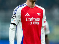 Kai Havertz of Arsenal during the UEFA Champions League 2024/25 League Phase MD4 match between FC Internazionale and Arsenal at Stadio San S...