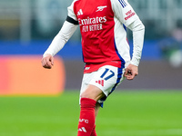 Oleksandr Zinchenko of Arsenal during the UEFA Champions League 2024/25 League Phase MD4 match between FC Internazionale and Arsenal at Stad...