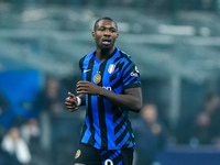 Marcus Thuram of FC Internazionale looks on during the UEFA Champions League 2024/25 League Phase MD4 match between FC Internazionale and Ar...