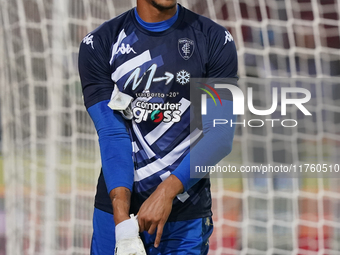 Devis Vasquez of Empoli FC participates in the Serie A match between US Lecce and Empoli in Lecce, Italy, on November 8, 2024. (