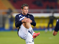 Lorenzo Colombo of Empoli FC participates in the Serie A match between US Lecce and Empoli in Lecce, Italy, on November 8, 2024. (