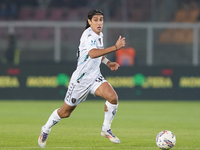 Youssef Maleh of Empoli FC is in action during the Serie A match between US Lecce and Empoli in Lecce, Italy, on November 8, 2024. (