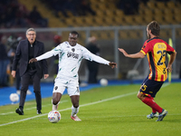 Emmanuel Gyasi of Empoli FC is in action during the Serie A match between US Lecce and Empoli in Lecce, Italy, on November 8, 2024. (