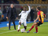 Emmanuel Gyasi of Empoli FC is in action during the Serie A match between US Lecce and Empoli in Lecce, Italy, on November 8, 2024. (