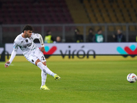 Saba Goglichidze of Empoli FC is in action during the Serie A match between US Lecce and Empoli in Lecce, Italy, on November 8, 2024. (