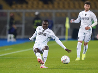 Emmanuel Gyasi of Empoli FC is in action during the Serie A match between US Lecce and Empoli in Lecce, Italy, on November 8, 2024. (