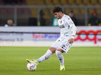 Saba Goglichidze of Empoli FC is in action during the Serie A match between US Lecce and Empoli in Lecce, Italy, on November 8, 2024. (