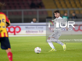 Saba Goglichidze of Empoli FC is in action during the Serie A match between US Lecce and Empoli in Lecce, Italy, on November 8, 2024. (