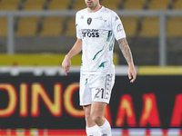 Mattia Viti of Empoli FC is in action during the Serie A match between US Lecce and Empoli in Lecce, Italy, on November 8, 2024. (