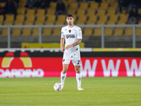 Mattia Viti of Empoli FC is in action during the Serie A match between US Lecce and Empoli in Lecce, Italy, on November 8, 2024. (