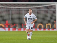 Nicolas Haas of Empoli FC is in action during the Serie A match between US Lecce and Empoli in Lecce, Italy, on November 8, 2024. (