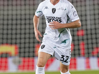 Nicolas Haas of Empoli FC is in action during the Serie A match between US Lecce and Empoli in Lecce, Italy, on November 8, 2024. (