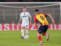 Nicolas Haas of Empoli FC is in action during the Serie A match between US Lecce and Empoli in Lecce, Italy, on November 8, 2024. (