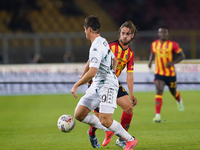 Antonino Gallo of US Lecce is in action during the Serie A match between US Lecce and Empoli in Lecce, Italy, on November 8, 2024. (