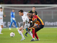 Pietro Pellegri of Empoli FC is in action during the Serie A match between US Lecce and Empoli in Lecce, Italy, on November 8, 2024. (