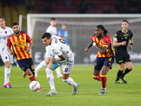 Pietro Pellegri of Empoli FC is in action during the Serie A match between US Lecce and Empoli in Lecce, Italy, on November 8, 2024. (