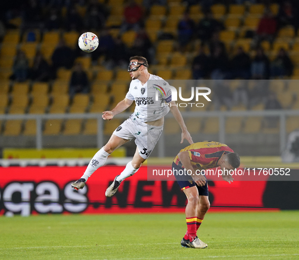 Ardian Ismajli of Empoli FC is in action during the Serie A match between US Lecce and Empoli in Lecce, Italy, on November 8, 2024. 