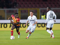 Lameck Banda of US Lecce is in action during the Serie A match between US Lecce and Empoli in Lecce, Italy, on November 8, 2024. (