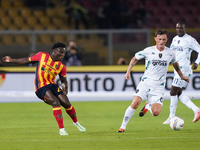 Lameck Banda of US Lecce is in action during the Serie A match between US Lecce and Empoli in Lecce, Italy, on November 8, 2024. (