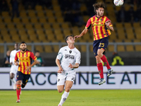 Antonino Gallo of US Lecce is in action during the Serie A match between US Lecce and Empoli in Lecce, Italy, on November 8, 2024. (