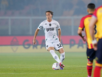 Nicolas Haas of Empoli FC is in action during the Serie A match between US Lecce and Empoli in Lecce, Italy, on November 8, 2024. (