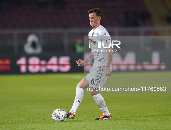 Liam Henderson of Empoli FC is in action during the Serie A match between US Lecce and Empoli in Lecce, Italy, on November 8, 2024. 