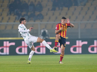 Saba Goglichidze of Empoli FC is in action during the Serie A match between US Lecce and Empoli in Lecce, Italy, on November 8, 2024. (