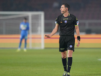 Referee Juan Luca Sacchi officiates the Serie A match between US Lecce and Empoli in Lecce, Italy, on November 8, 2024. (